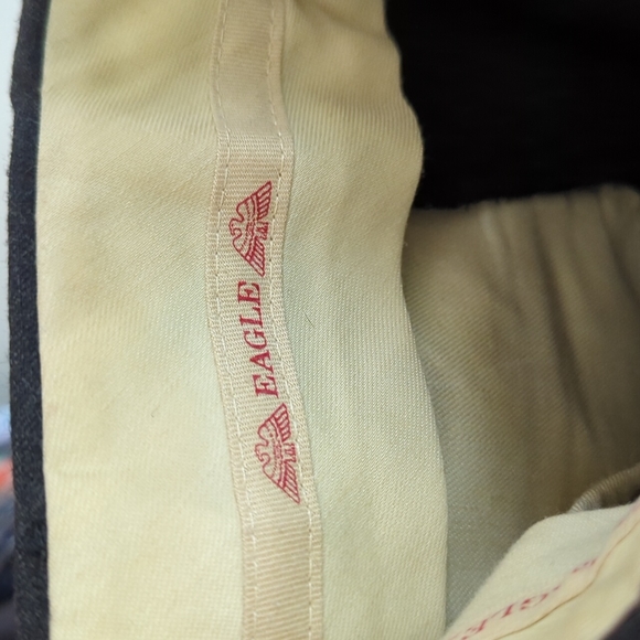 Vintage EAGLE Dark Grey Wool Dress Pants 38X32 - Picture 6 of 7